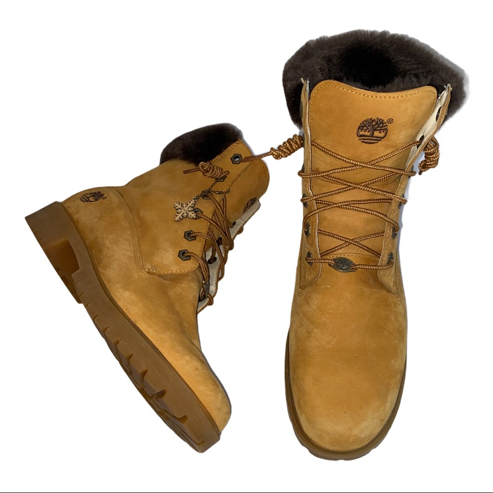 Timberland Boots With Fur Size 9.5